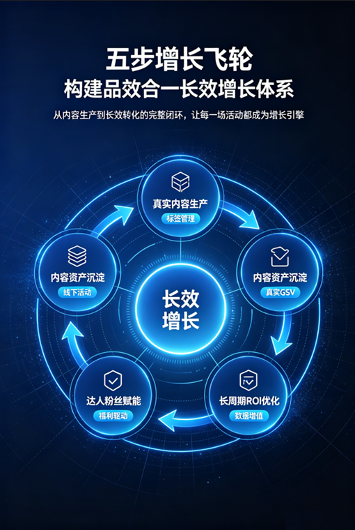 五步增长飞轮示意图